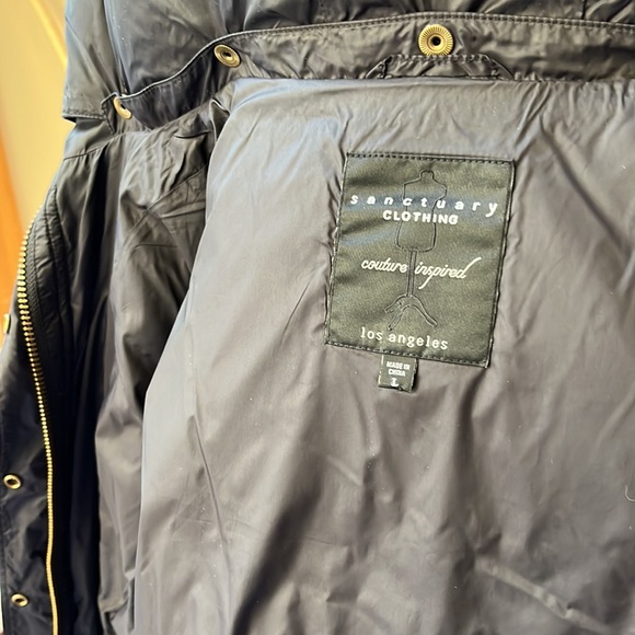 Anthropologie Sanctuary Clothing City Puffer Down L - Picture 5 of 5